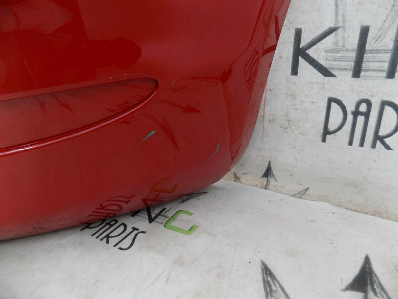 FIAT 500 LOUNGE 2015-ON FACELIFT FRONT BUMPER RED + BADGE OEM 735619491