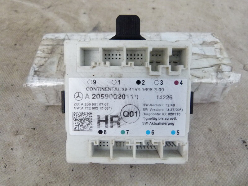 MERCEDES C W205 2014-18 REAR RIGHT DOOR CONTROL UNIT GENUINE A2059002011