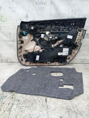MERCEDES C CLASS W205 2014-2021 PASSENGER SIDE FRONT DOOR CARD BLACK & BEIGE #