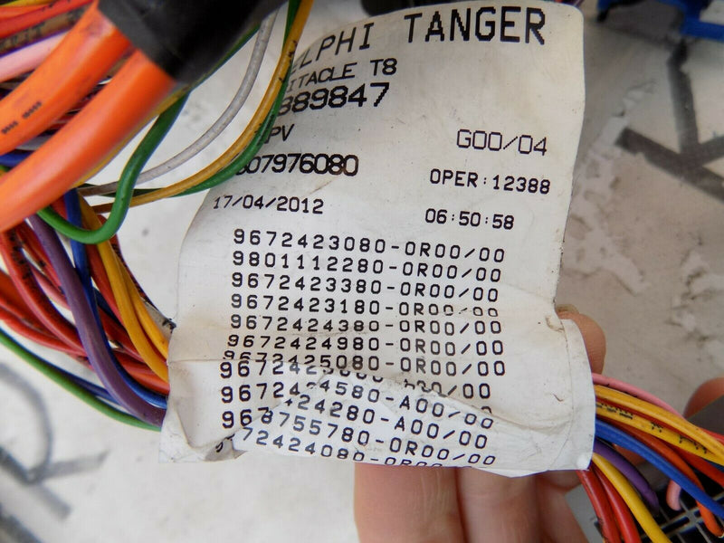 PEUGEOT 3008 2008-2016 HARNESS WIRING LOOM 1607976080 *N