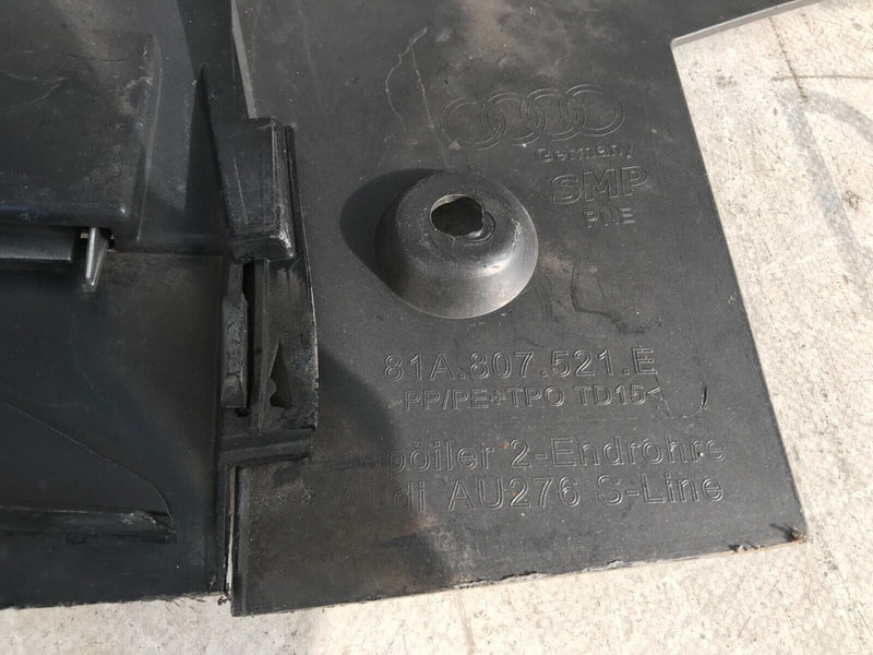 AUDI Q2 S-LINE 2016-2020 REAR BUMPER AND DIFFUSER PDC GENUINE 81A807511