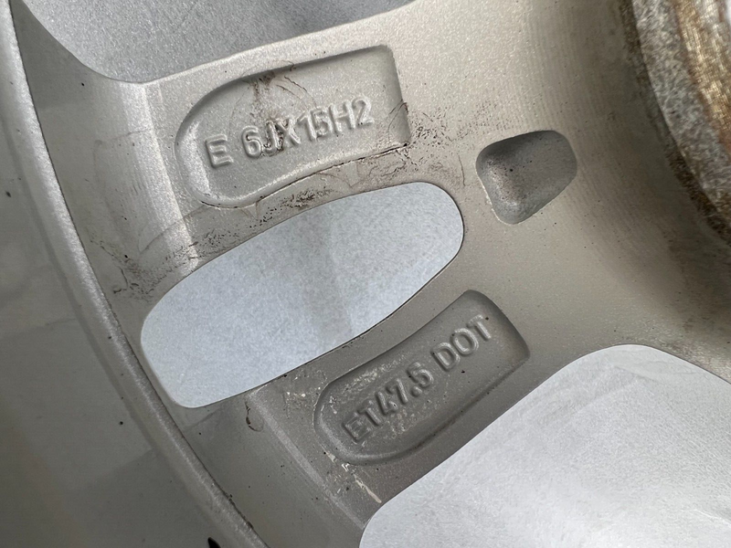 FORD FIESTA MK7 2008-17 15" ALLOY WHEEL + TYRE 195/55R15 E1BJ-BA