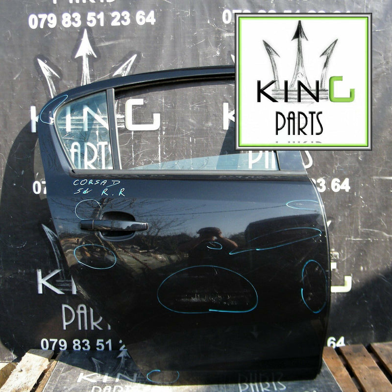 OPEL VAUXHALL CORSA D 5DR 2006-2014 O/S Complete REAR DOOR RIGHT SIDE KING PARTS