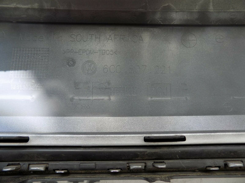 VOLKSWAGEN POLO 2014-2017 FRONT BUMPER IN SILVER 6C0807221