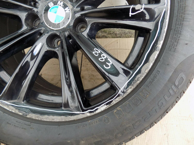 BMW  5/6 SERIES F10 F11  BLACK 8JX17" ALLOY WHEEL WITH TYRE GENUINE 6780720