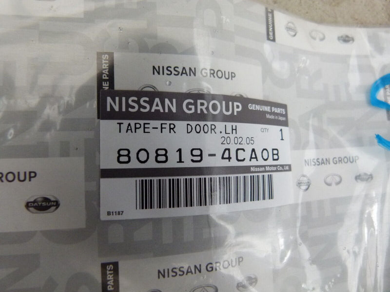 NISSAN FRONT LEFT DOOR TAPE GENUINE 80819-4CA0B
