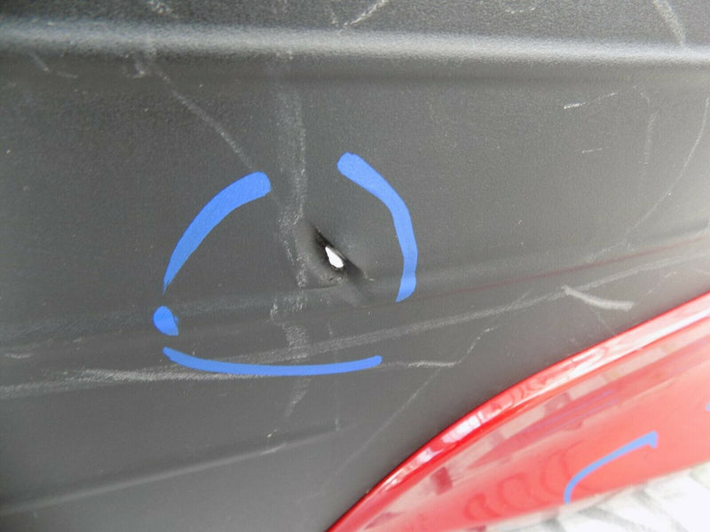 KIA RIO 5 DOOR 2015-17 REAR BUMPER WITH PDC HOLES GENUINE PART 86611-1W700
