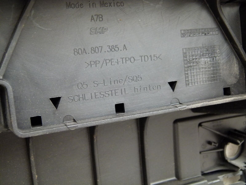 AUDI Q5 SQ5 B9 (80A) S-LINE 2016 2017 REAR BUMPER PDC GENUINE 80A807385