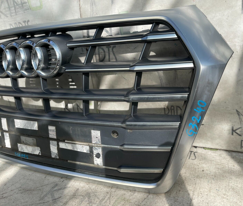 AUDI Q5 MK2 S-LINE 2017-2020 FRONT BUMPER MAIN GRILLE GENUINE 80A853651