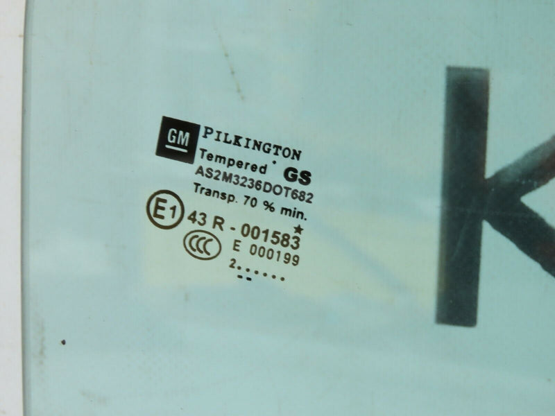 VAUXHALL ASTRA J MK6 2009-2014 REAR RIGHT DOOR WINDOW GLASS 5DR 43R-001583