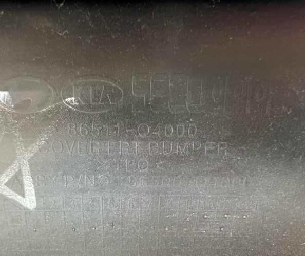 KIA NIRO HYBRID 2019-ON FRONT BUMPER PDC GENUINE 86511-Q4000