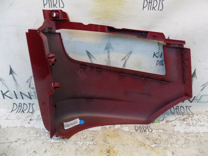 MAN TGX EURO 6 2020-ON  LEFT BUMPER CORNER UPPER BURGUNDY OEM 171136390100