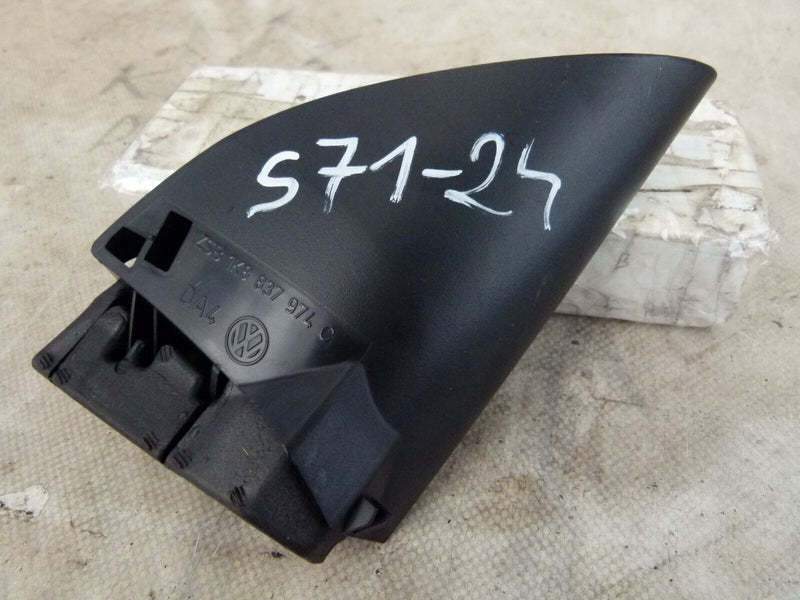 VW SCIROCCO MK3 2008-14 FRONT RIGHT MIRROR TRIM GENUINE 1K8837974