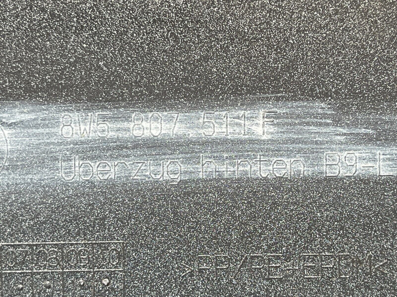 AUDI A4 2015 - 2017 GENUINE B9 SALOON REAR BUMPER 8W5807511F