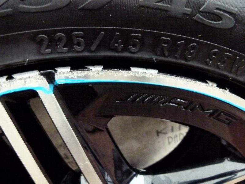 MERCEDES W177 ALLOY WHEEL AMG 7.5JX18H2 ET49 A1774011500 TYRE 225/45 R18