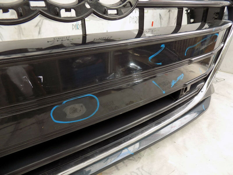 AUDI A7 4K8 C8 2019-ON BLACK FRONT BUMPER GENUINE 4K8807437