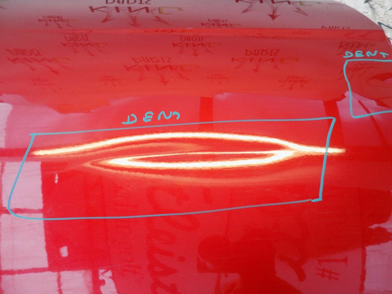 SEAT LEON 2012-ON 5F REAR RIGHT DOOR PANEL IN RED *DAMAGE* 5F4833580