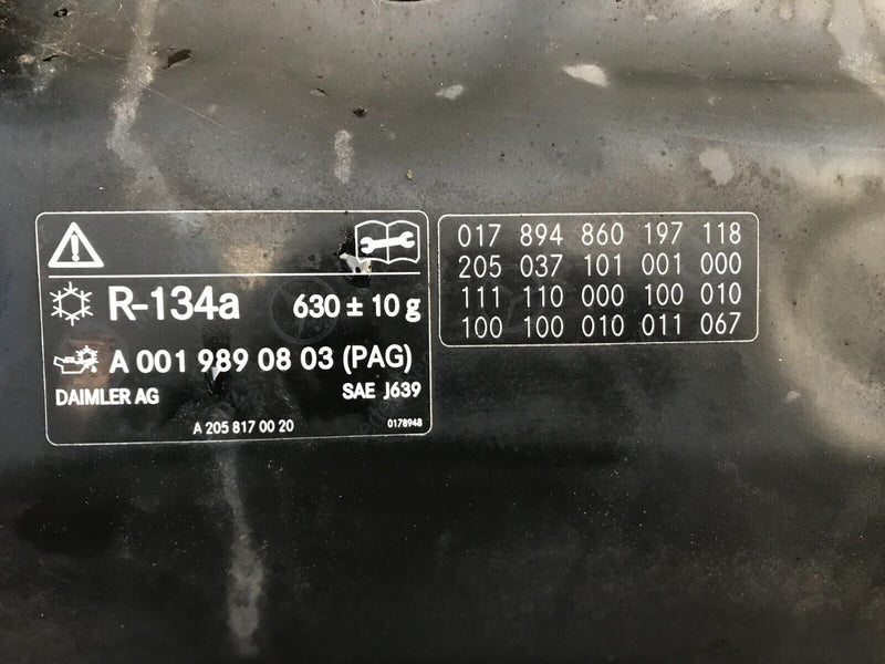 MERCEDES C CLASS W205 S205 2015-21 GENUINE ALUMINIUM BONNET HOOD PANEL