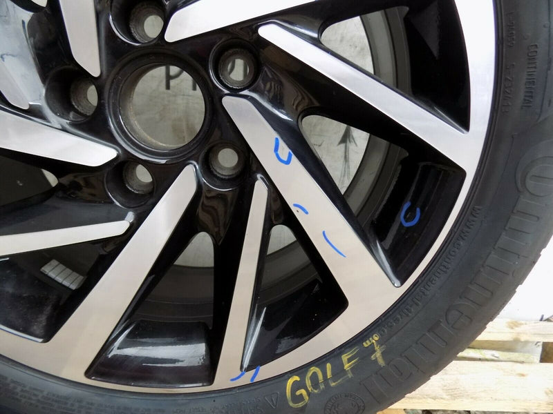 VW GOLF GTI MK7 16" ALLOY WHEEL AND TYRE 205/55 5G0601025DS 6.5J ET46