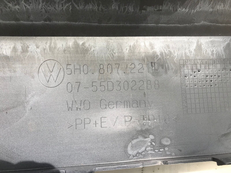VOLKSWAGEN VW GOLF MK8 2020-ON FRONT BUMPER GENUINE 5H0807221