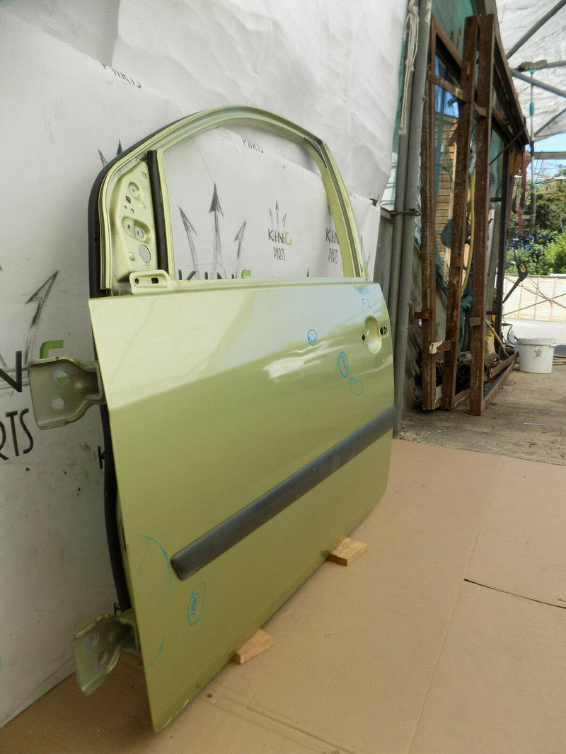 FORD FIESTA 2002-2008 FRONT LEFT DOOR PANEL GREEN