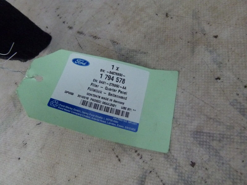 FORD FIESTA MK7 2008-12 REAR RIGHT ARCH MUD GUARD GENUINE BA61278860AA