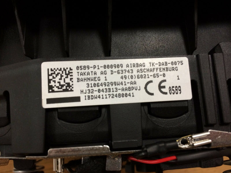 LAND ROVER RANGE ROVER EVOQUE 2012-2017 DRIVER AIR STEERING WHEEL BAG AIIRBAG