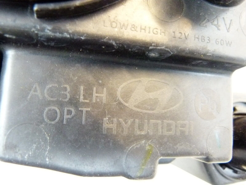 HYUNDAI I10 MK3 2019-ON FRONT LEFT SIDE HEADLIGHT HALOGEN 92101K7110