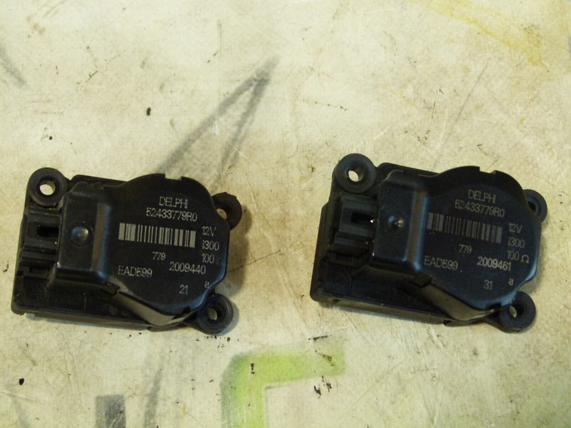 VAUXHALL INSIGNIA 08-17 PAIR HEATER MOTOR FLAP ACTUATOR GENUINE 52433779R0