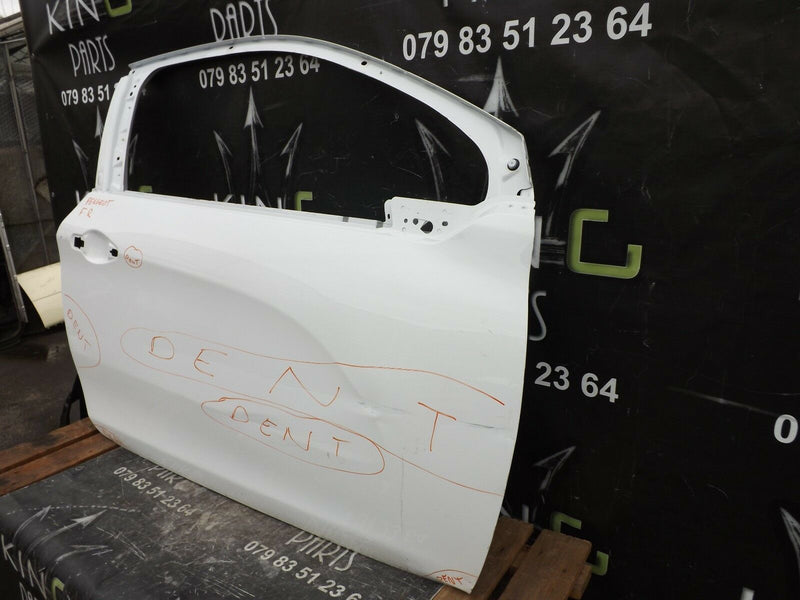 Peugeot 208 3 Door 2012-2017 Right Driver Door O/S/F In White 9675289980