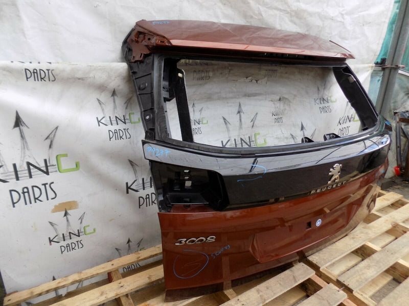 PEUGEOT 3008 MK2 P84 2016 - ON BOOT LID TAILGATE IN BROWN - GENUINE