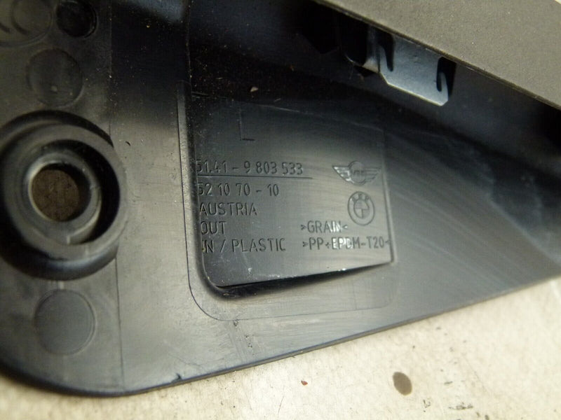 MINI COUNTRYMAN R60 2010-16 REAR LEFT DOOR WINDOW TRIM GENUINE 9803533