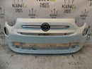 FIAT 500 LOUNGE  2015-ON FACELIFT FRONT BUMPER IN WHITE GENUINE 735619491