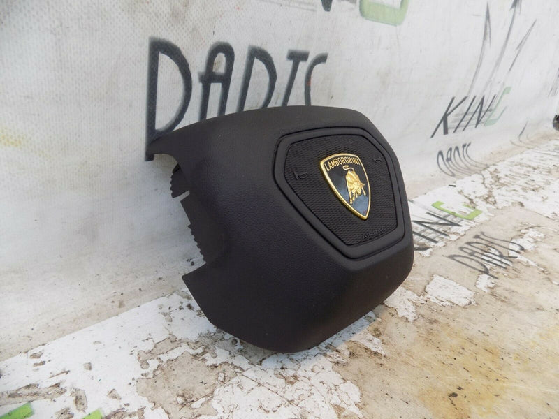 LAMBORGHINI URUS 2018-ON ORIGINAL DRIVER STEERING WHEEL COVER  A.BAG BLACK