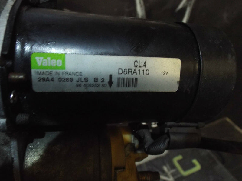 PEUGEOT 206 1.4 HDI MANUAL 98-09 STARTER MOTOR 6940825280