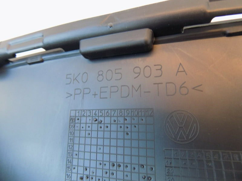 VW GOLF MK6 2008-2012 FRONT BUMPER LOWER CENTRE LIP SPOILER 5K0805903A /B02-80