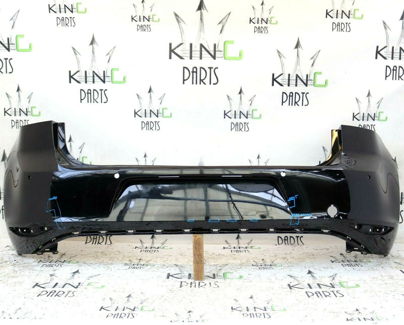 VW GOLF MK7 VII 5G 2013-2016 BLACK REAR BUMPER GENUINE PDC 5G6807421