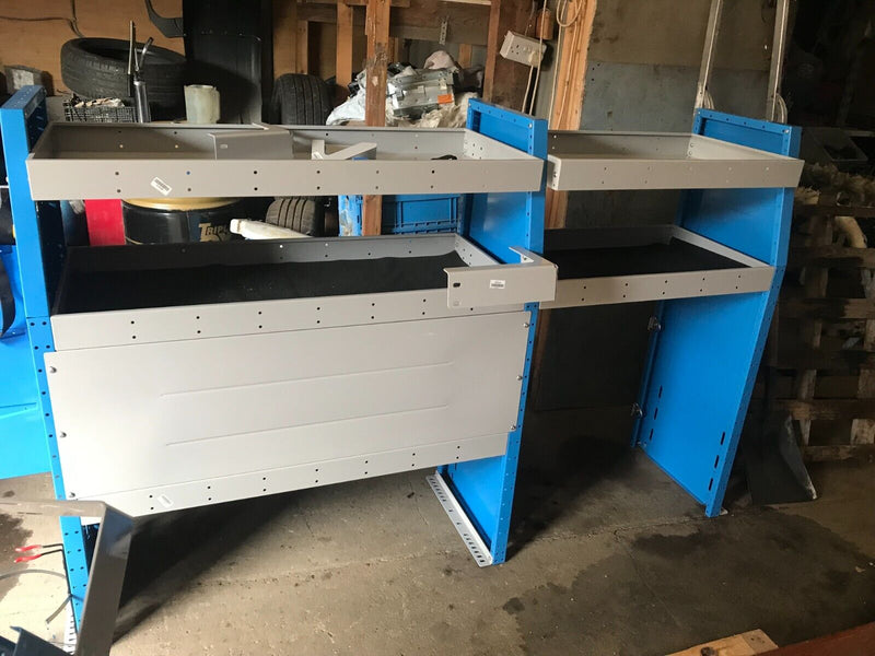 BRI-STOR VAN RACKING REAR SHELVING STORAGE TOOLS BOX.RACK REAR SYSTEM 190x50cm