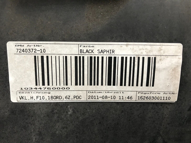 BMW 5 SERIES F10 2010-2013 REAR BUMPER PDC GENUINE 7184781