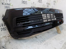 VW TRANSPORTER CARAVELLE T6  FRONT BUMPER BLACK 16-19 GENUINE 7E5807221D