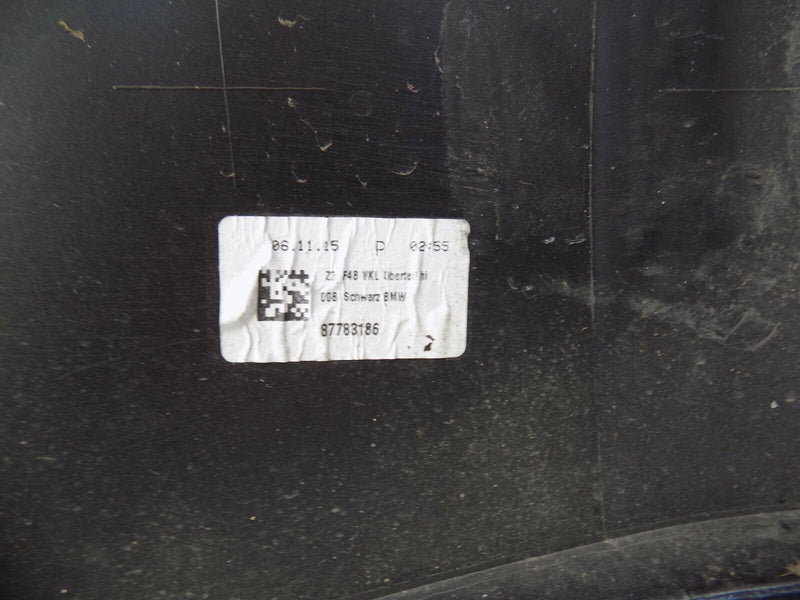 BMW X1 F48 2016 2017 BLACK REAR BUMPER GENUINE PDC HOLES 51127332324