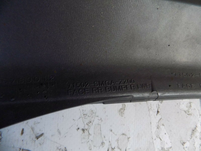 HONDA CIVIC IX MK8 2006-2010 BLACK REAR BUMPER GENUINE 71502-SMGA-ZZ00