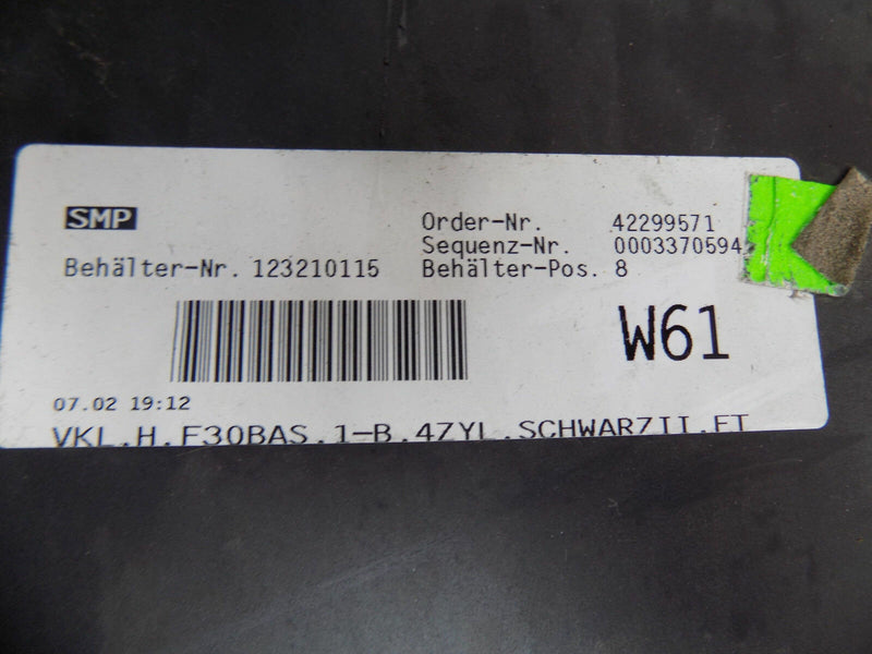 BMW 3 SERIES F30 2012 2013 2014 4ZYL SALOON BLACK REAR BUMPER 51127256930