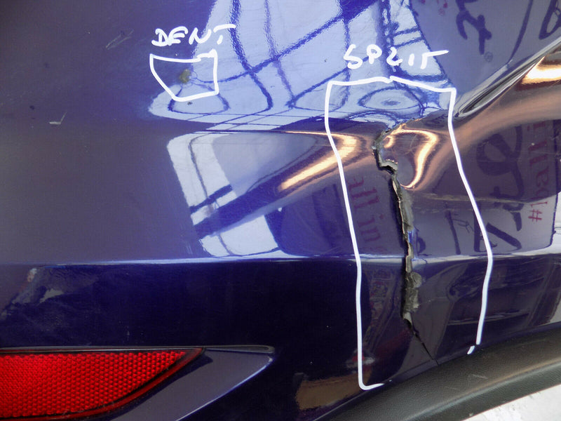 VW SCIROCCO 2008 - 2013 BLIUE REAR BUMPER GENUINE  1K8807421M