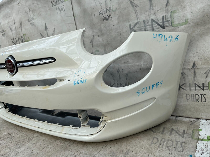 FIAT 500 LOUNGE FACELIFT 2015-23 FRONT BUMPER & TOP BADGE LOGO 735619491