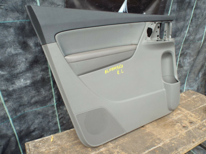 SEAT ALHAMBRA 2010-2015 REAR DOOR CARD DOORCARD LEFT PASSENGER SIDE N/S IN GREY