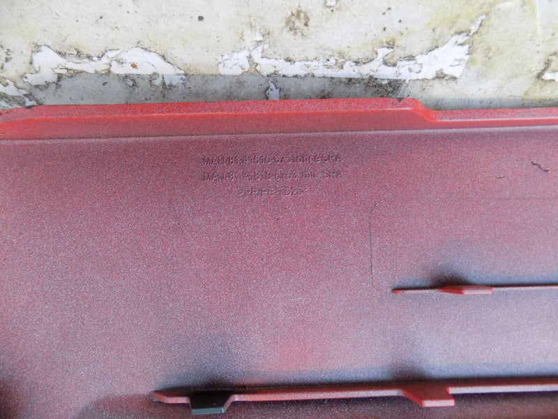 MAN TGX EURO 6 2020-ON LEFT BUMPER CORNER HEADLIGHT SURROUND RED MAN-8141610