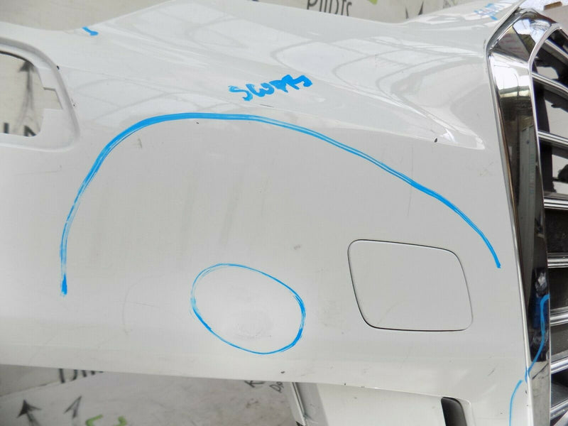 AUDI A6 S-LINE 4K0 C8 2019-ON WHITE FRONT BUMPER GENUINE 4K0807095A