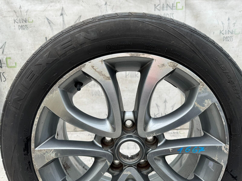 NISSAN JUKE ALLOY WHEEL RIM 17' 7Jx17H2 ET47 & TYRE 215x55 R17