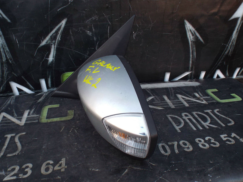 06-14 FORD GALAXY WA6 N/S LEFT SIDE DOOR ELECTRIC WING MIRROR WITH HEAT SILVER